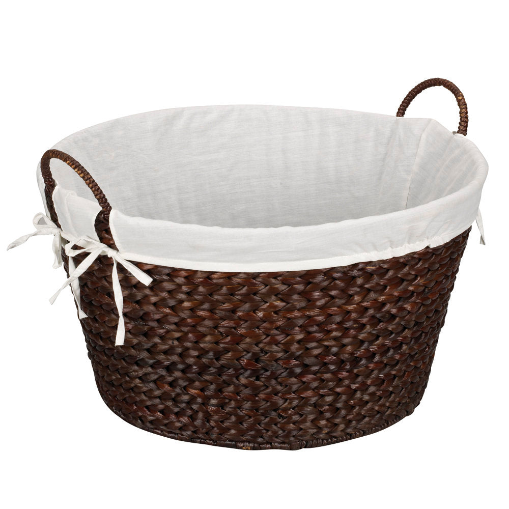 Round Laundry Basket Natural