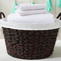 Round Laundry Basket Natural