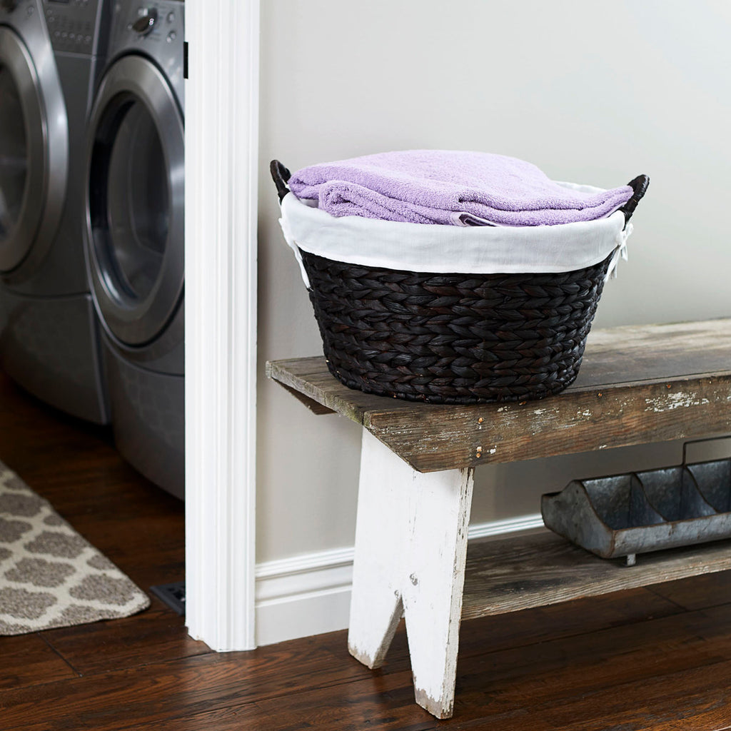 Round Laundry Basket Natural