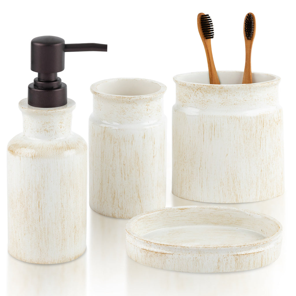 Rustic Luxe 4 Piece Set