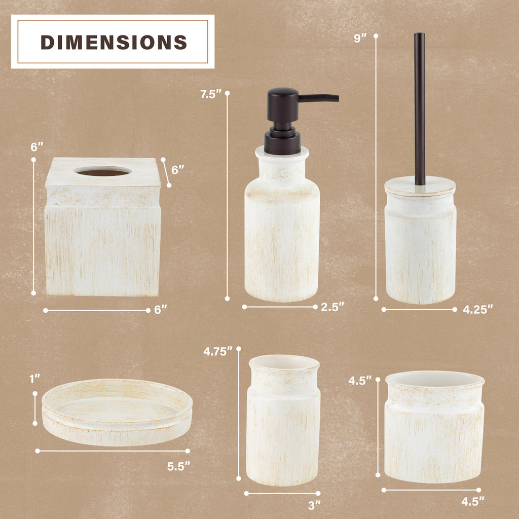 Rustic Luxe 6 Piece Set