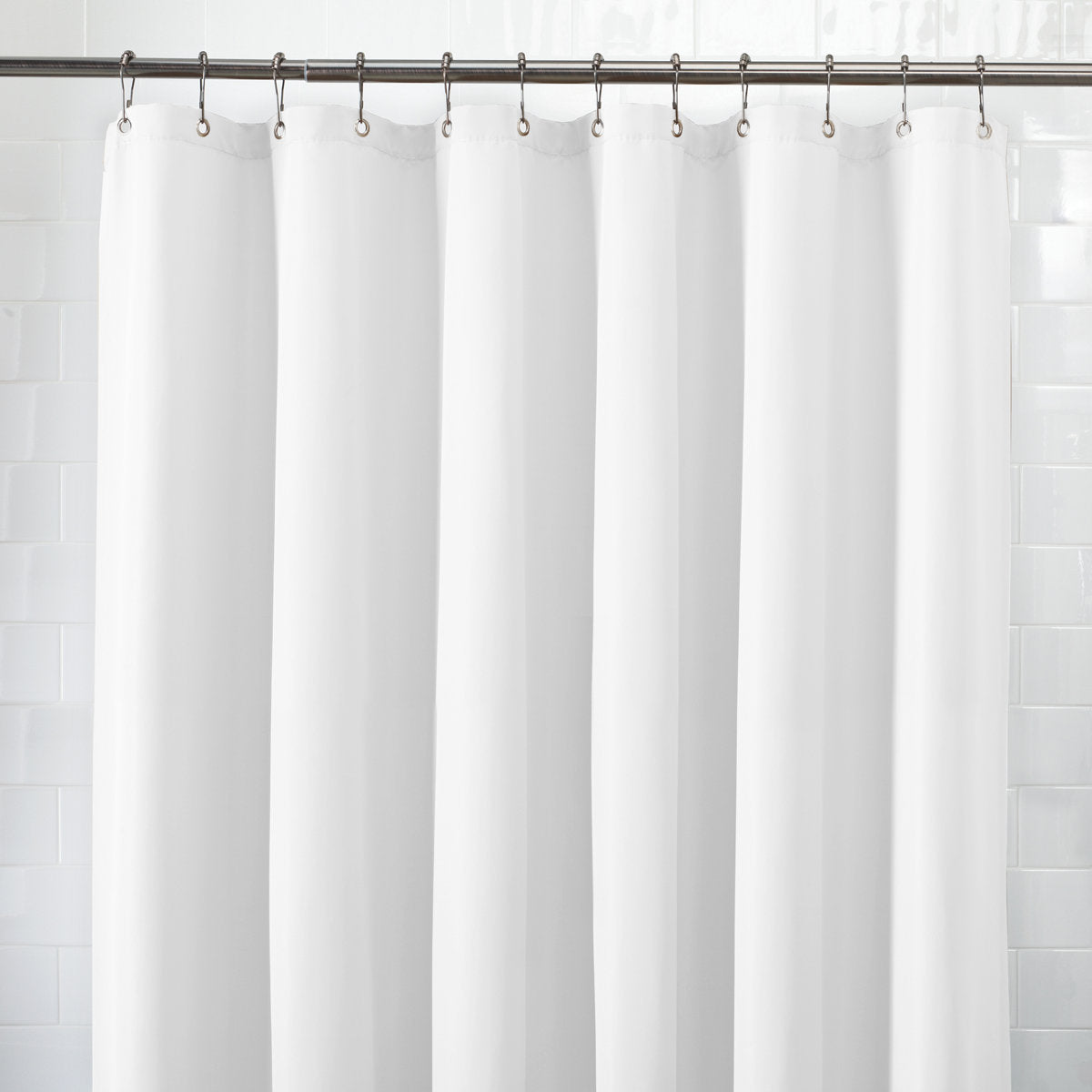 Sawicki Waterproof Fabric Shower Curtain Liner