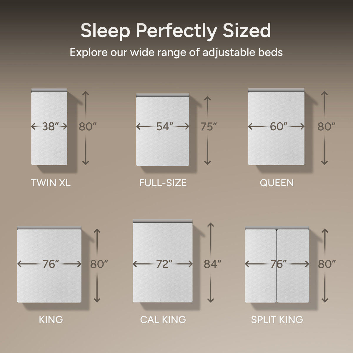 Sf Adjustable Bed With 14" Hybrid Mattress Included Massage, Usb, Underbed Light, Wireless Remote & App Control