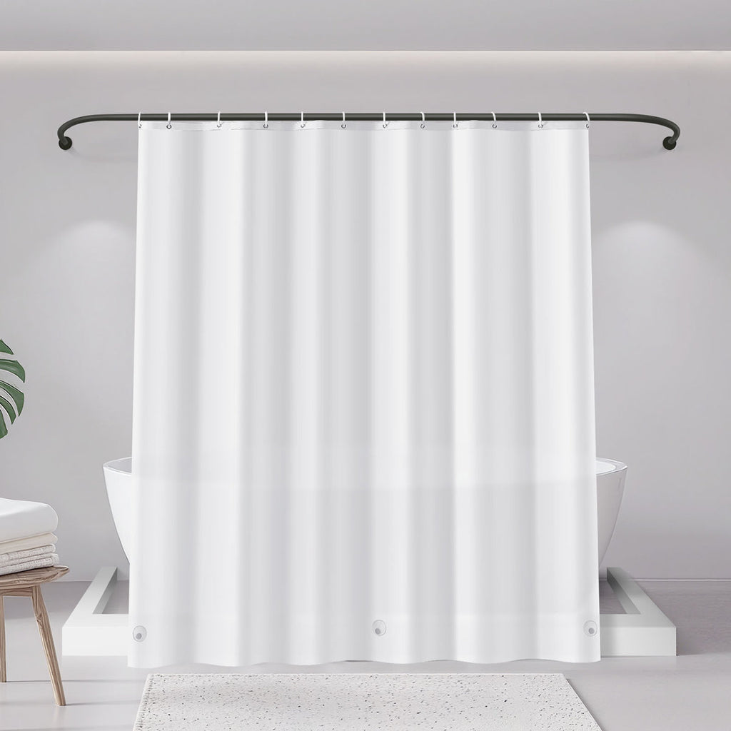 Shower Curtain Liner 8G PEVA Shower Liner 72 x 72 in for Bathroom Showers (Set of 2)