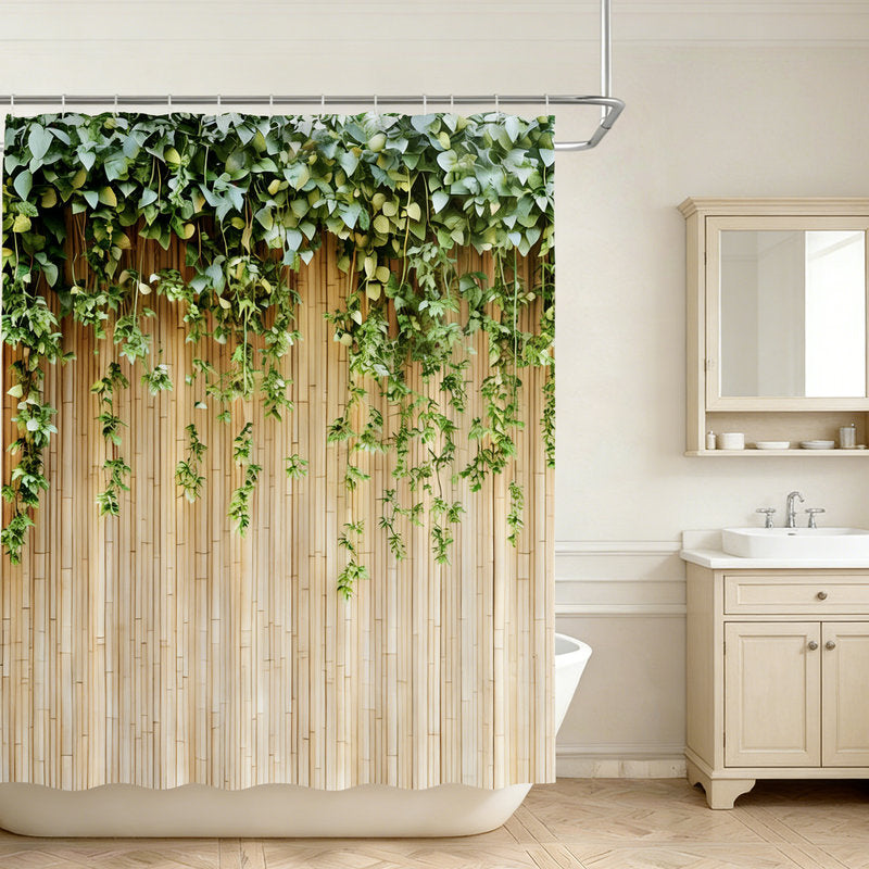 Shower Curtains with Hooks Included