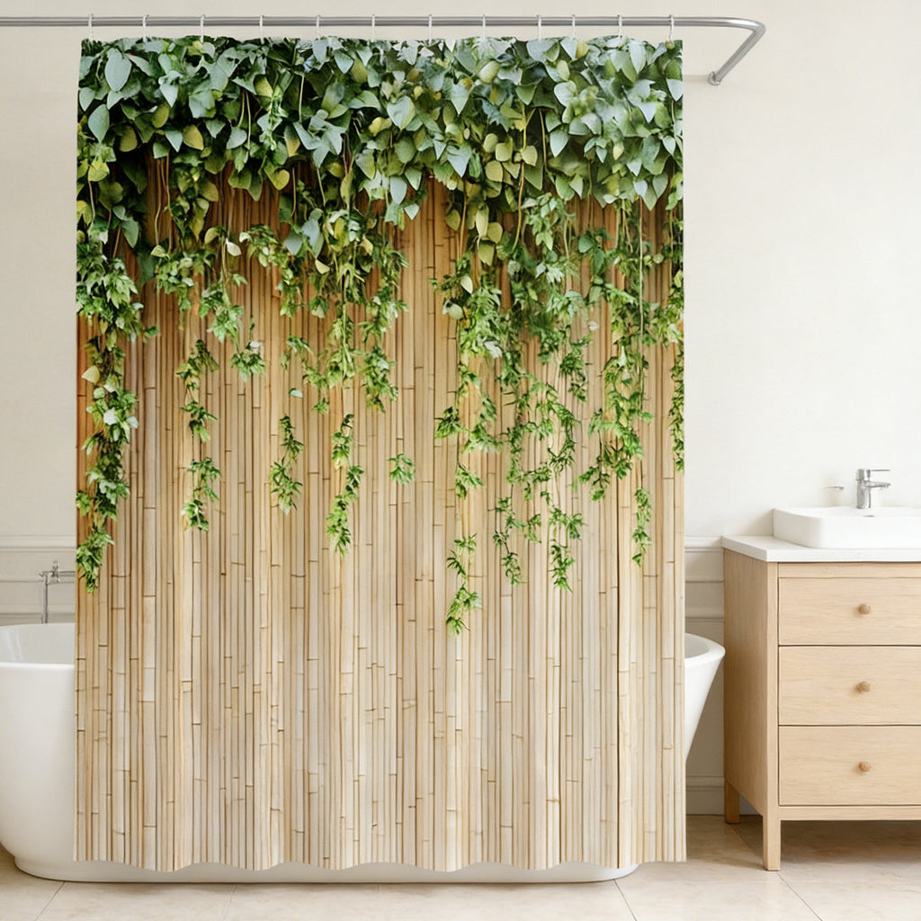 Shower Curtains with Hooks Included