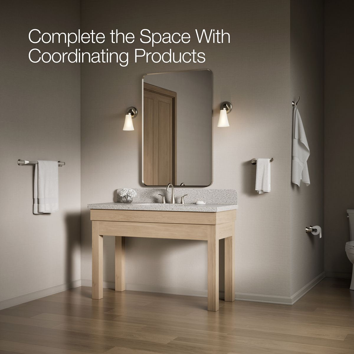 Simplice Pivoting Toilet Paper Holder K-27397-BN
