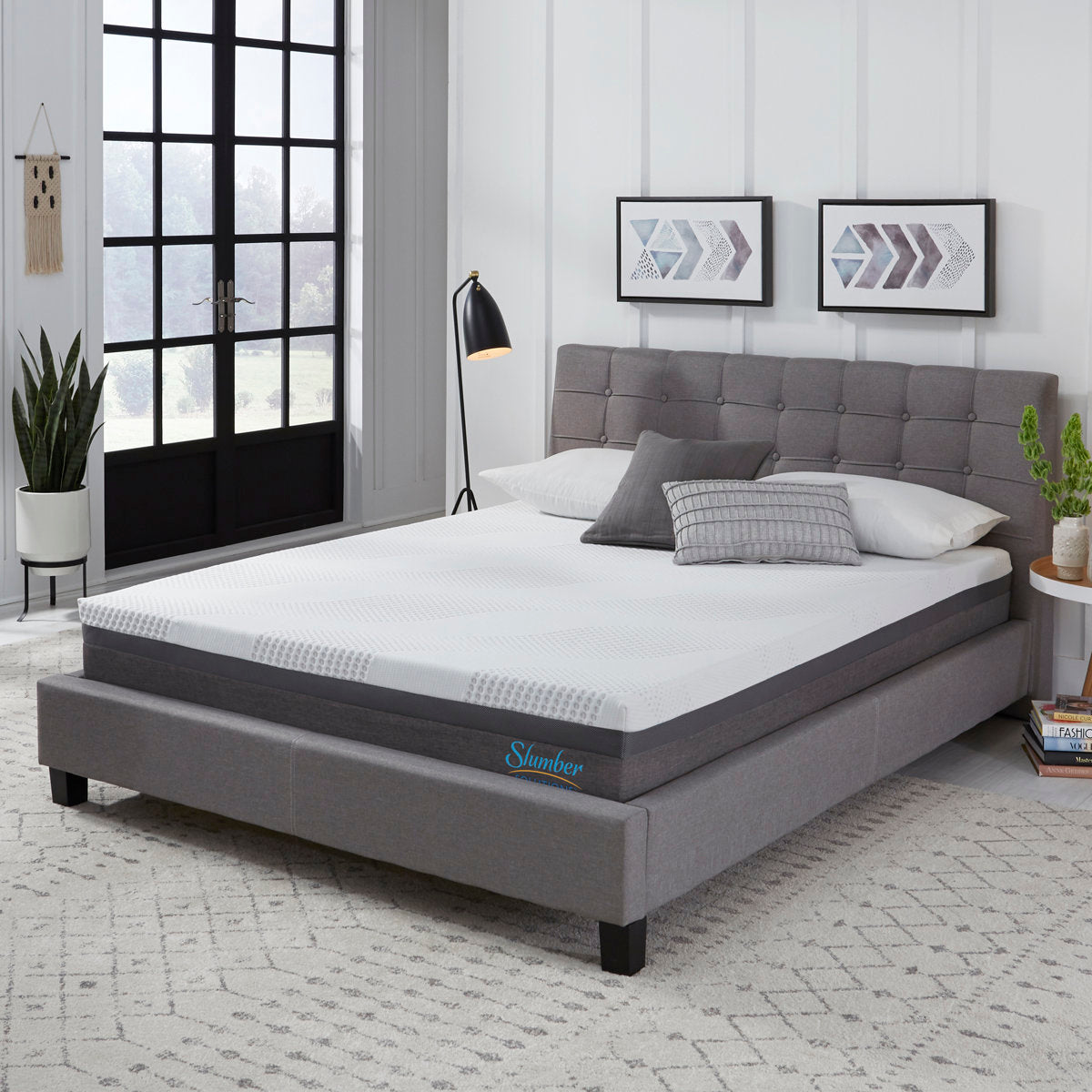 Slumber Solutions 10" Hybrid Gel Memory Foam Mattress