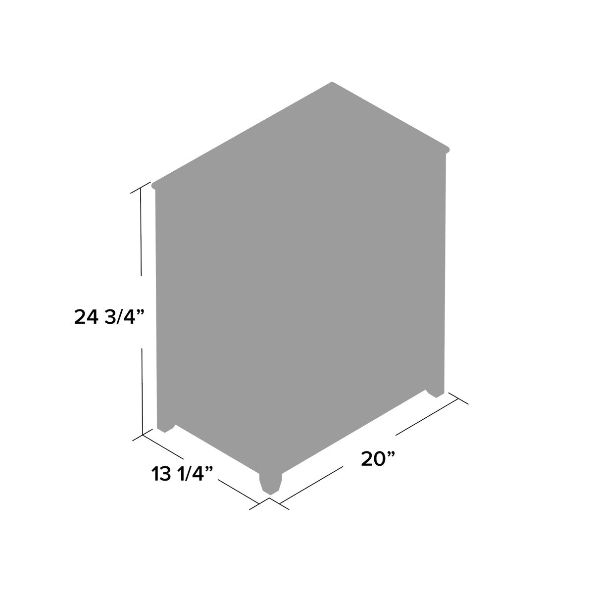 Solid Wood Laundry Hamper