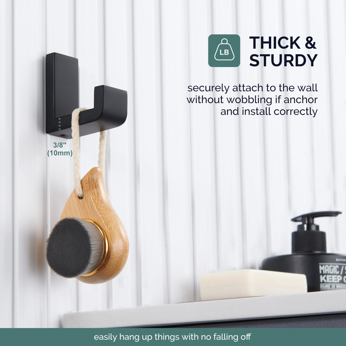 Stainless Steel Bathroom Wall Mounting Robe Hook KA083