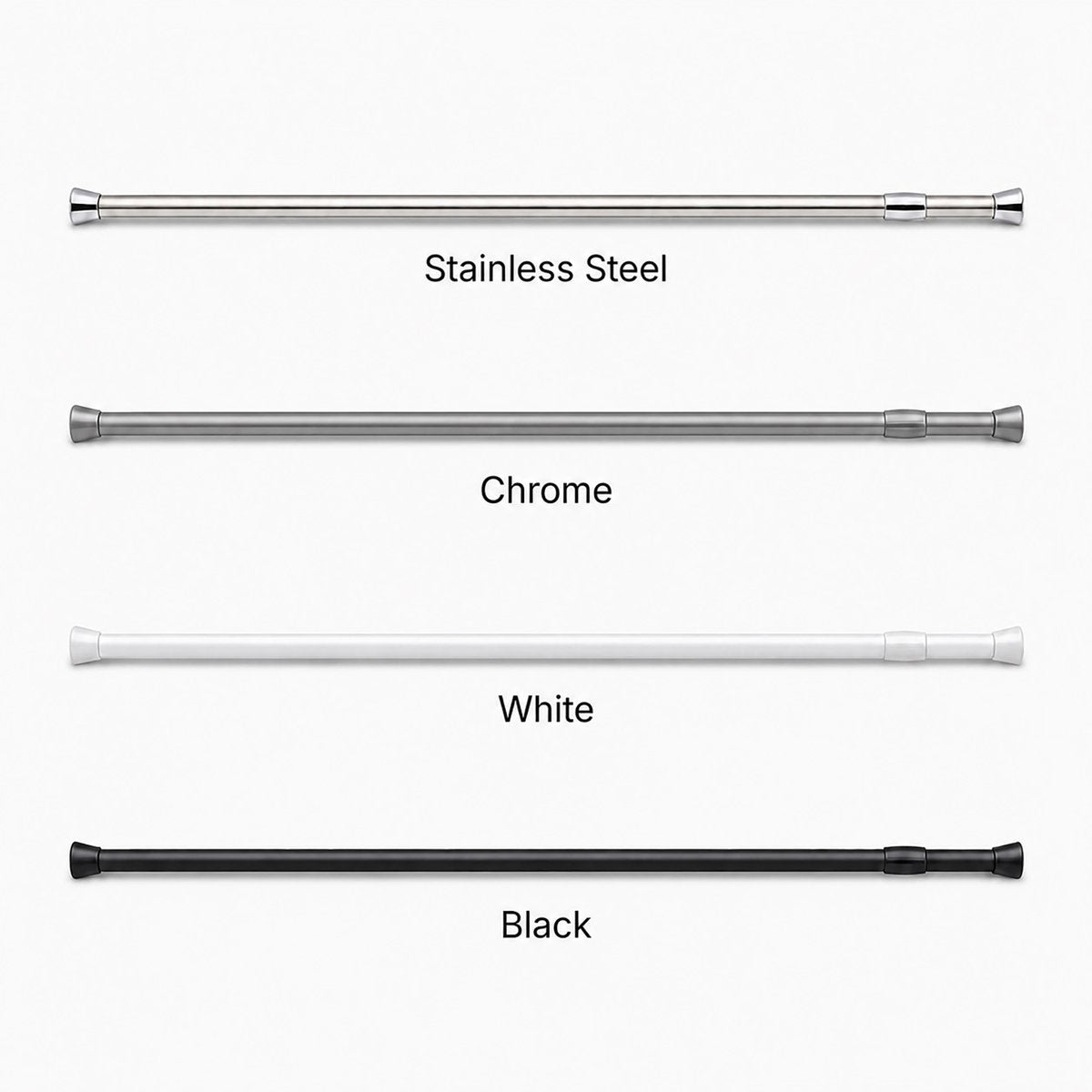 Straight Shower Curtain Rod