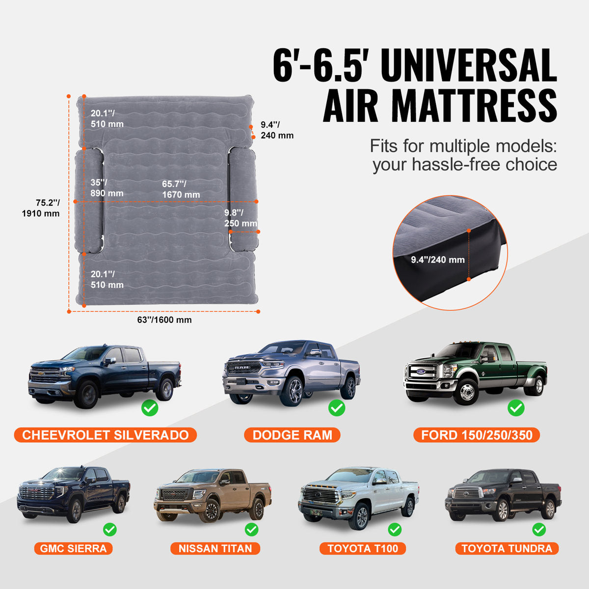 Strassen 9'' Air Mattress