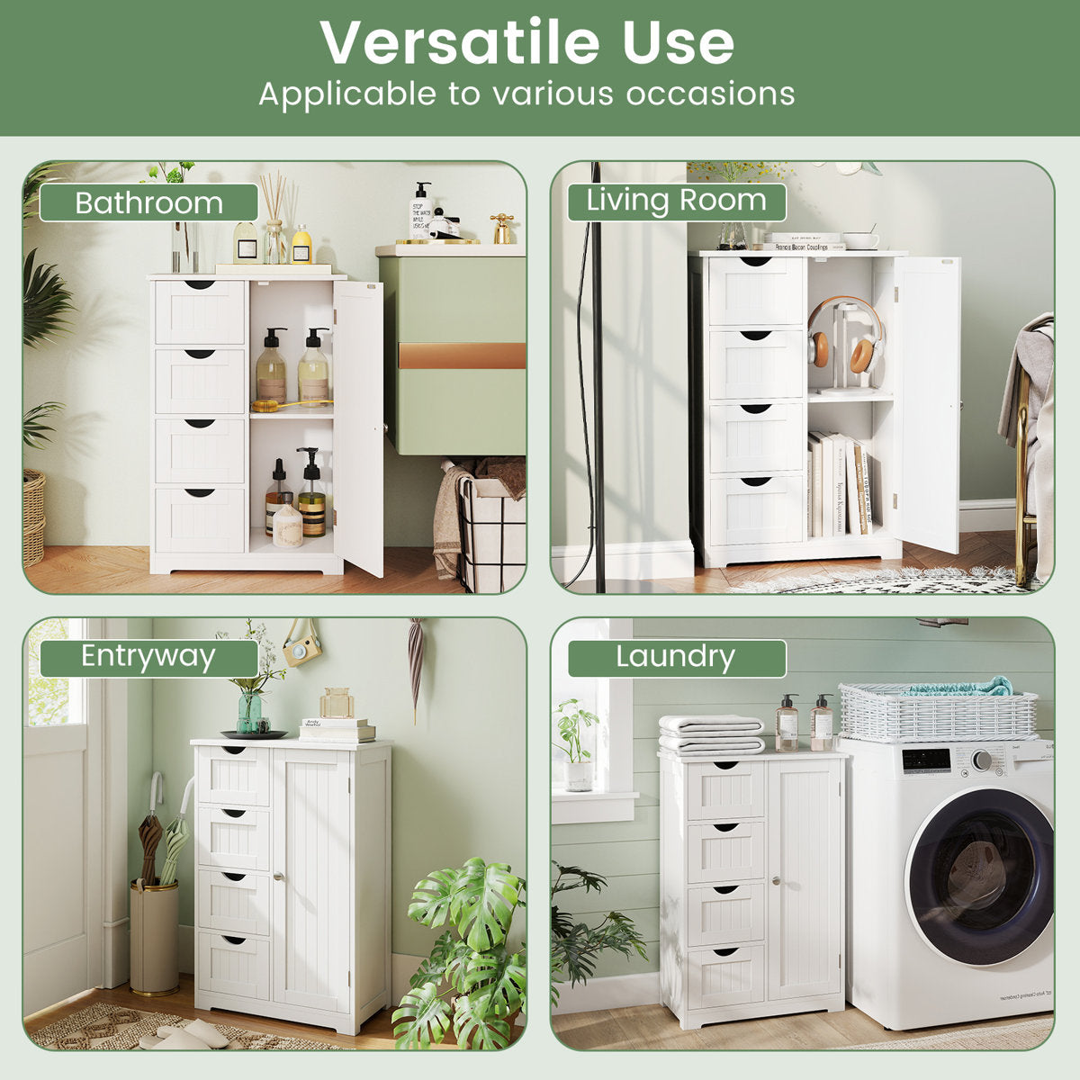Sturdivant Freestanding Bathroom Cabinet
