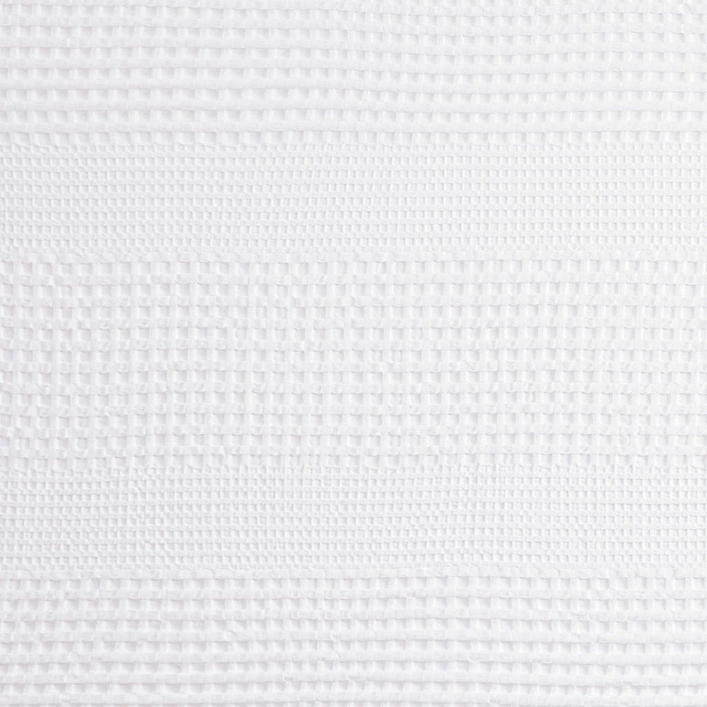 Super Waffle Textured Solid Shower Curtain