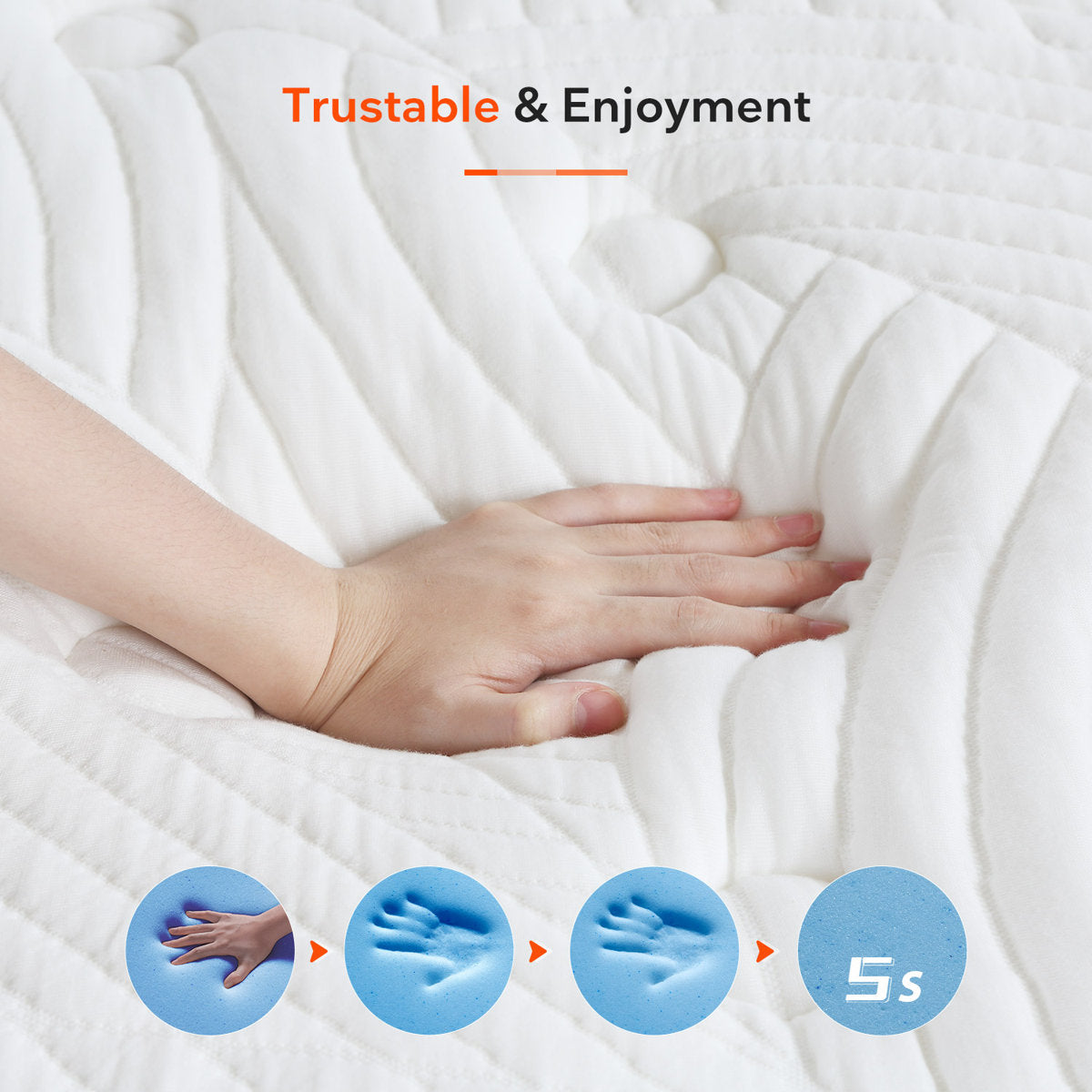 Sweetnight 14" Medium Hybrid Mattress