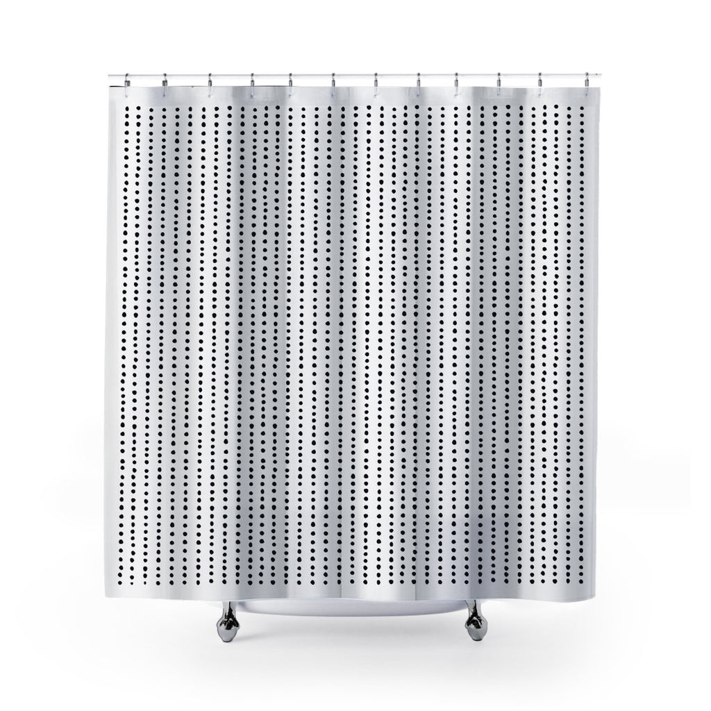 Thora Dots Mid-Century Shower Curtain