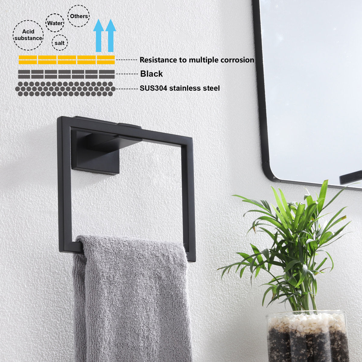 Towel Ring B3004BK