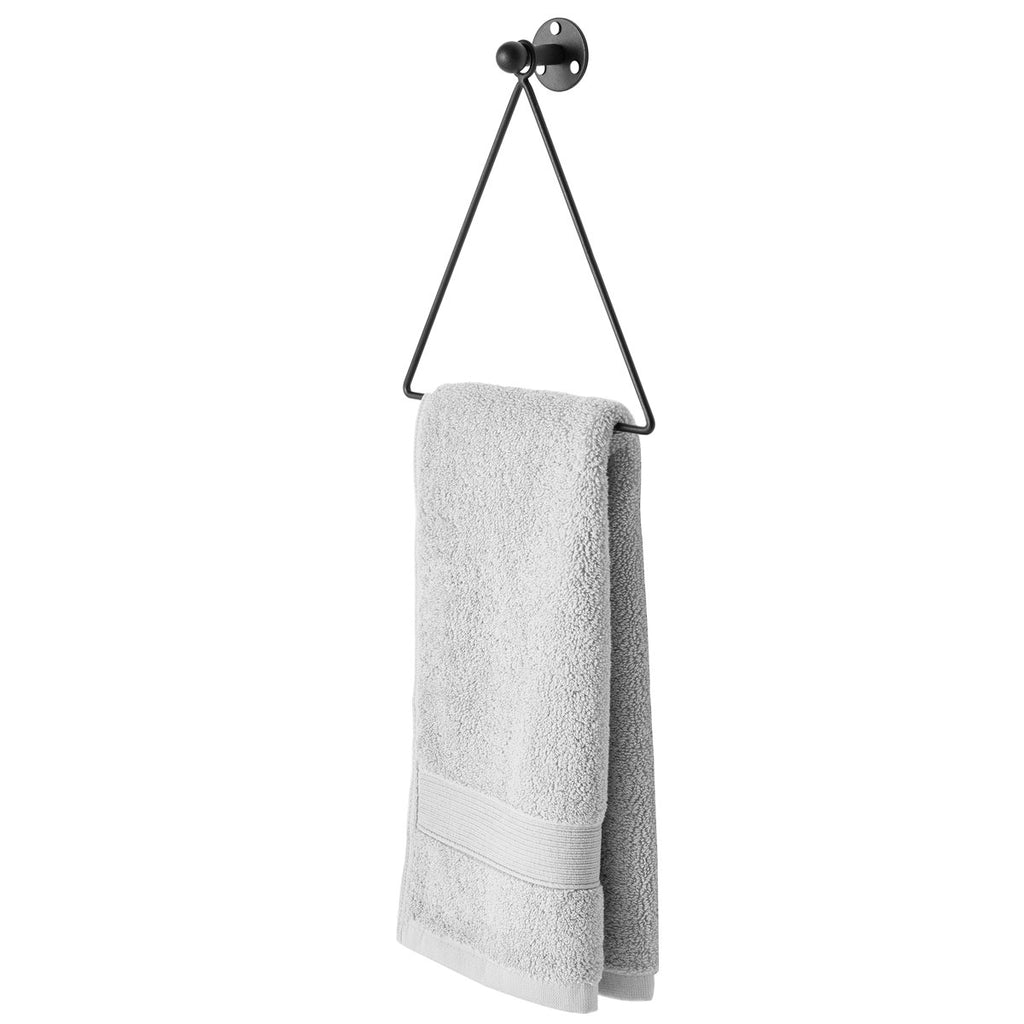 Triangle Metal Wall Mounted Towel Ring TB-HOM0981BLK-BB