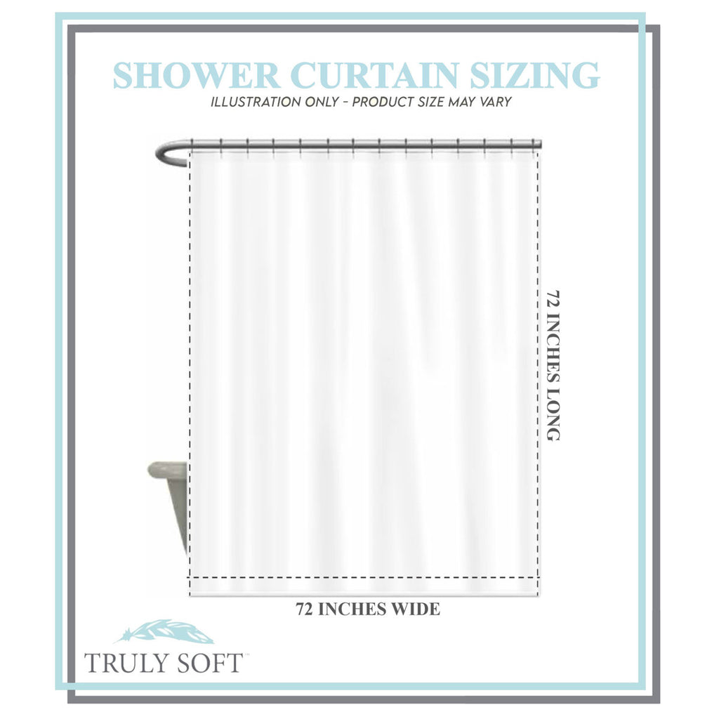 Truly Soft Textured Bow Shower Curtain