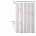 Truly Soft Textured Bow Shower Curtain