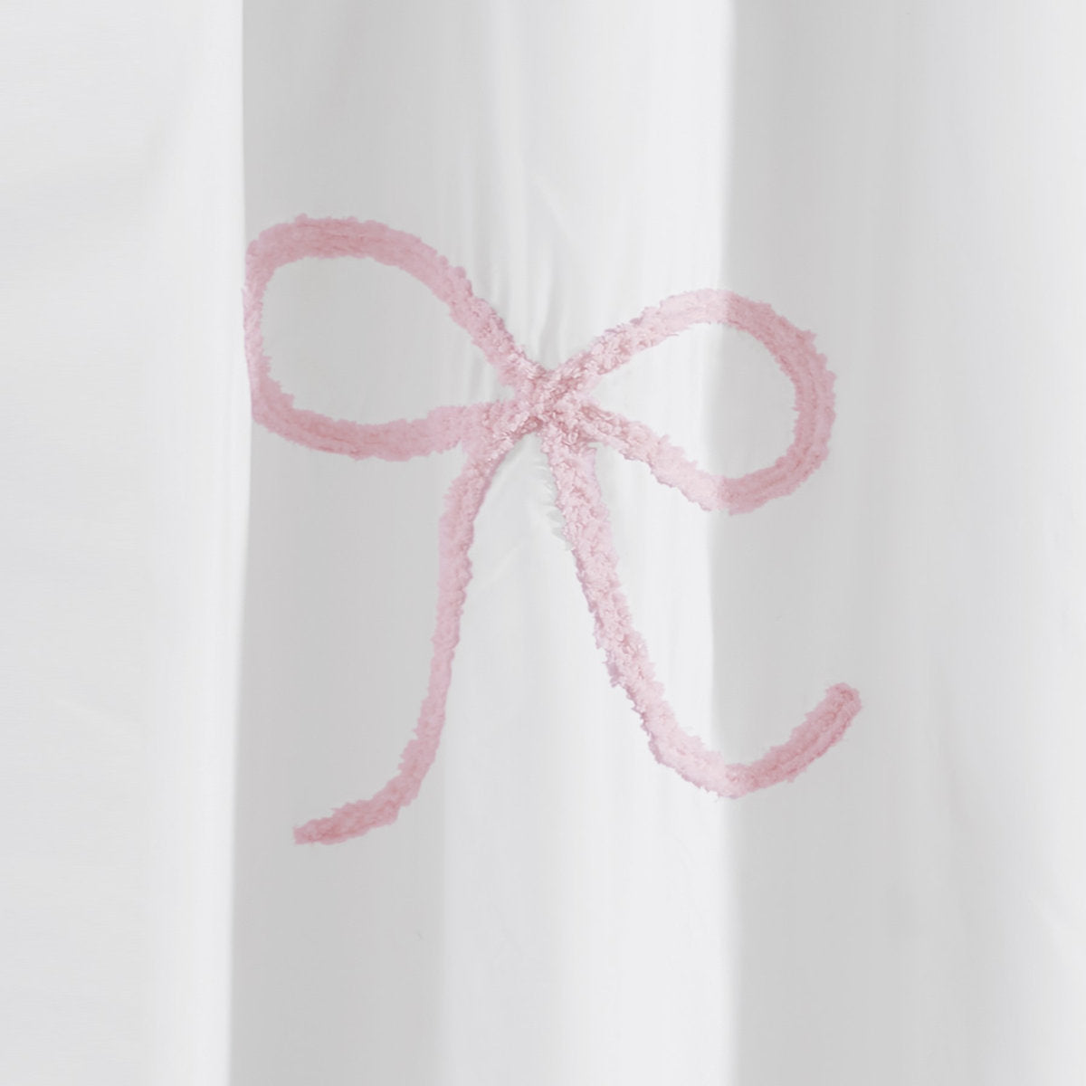 Truly Soft Textured Bow Shower Curtain