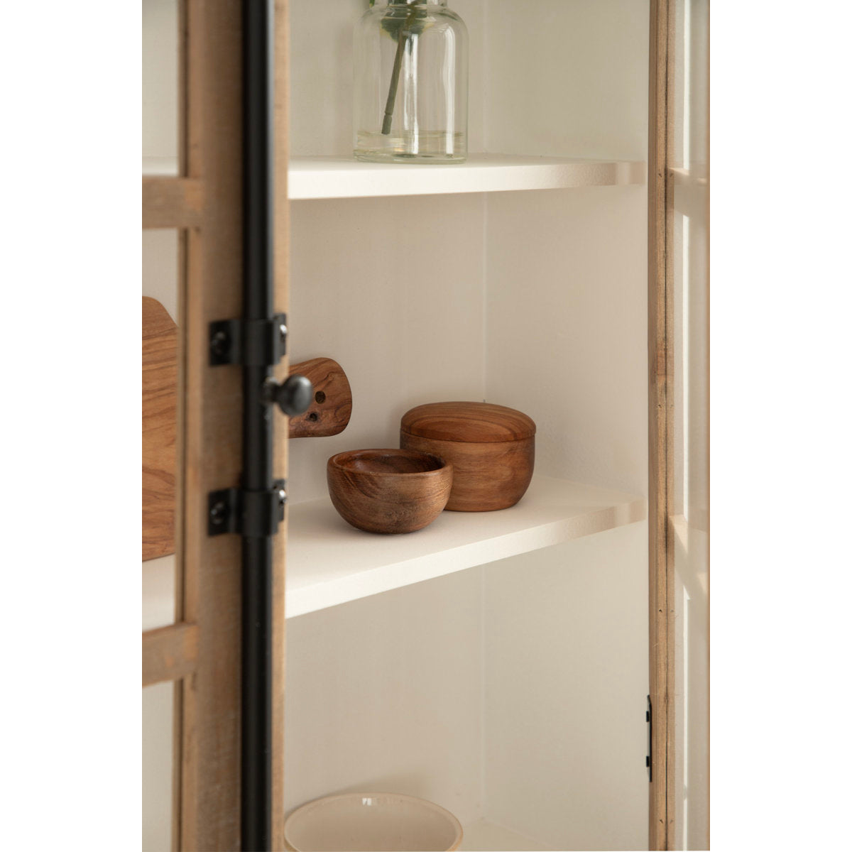 Two-Tone Wall Cabinet for Storage