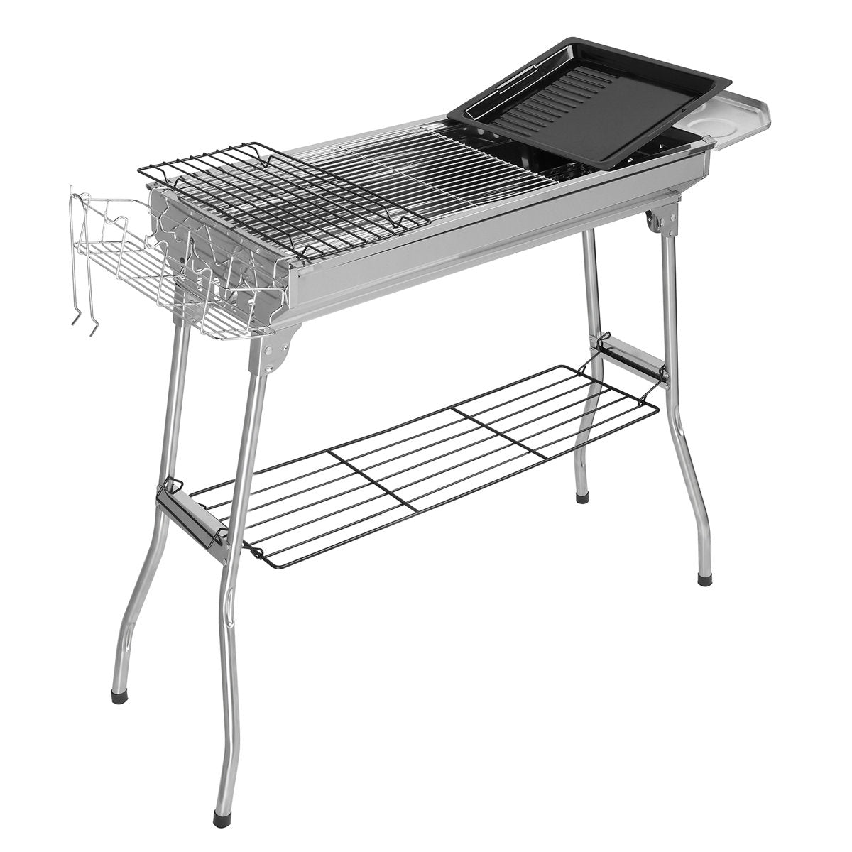 Vinsunny 39.3'' W Portable Charcoal Grill