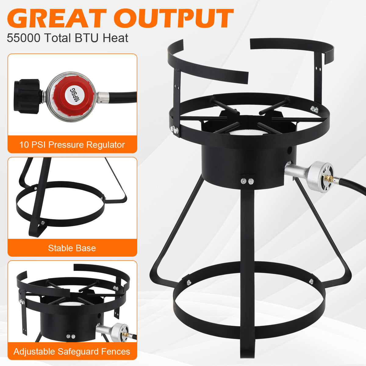 Vinsunny Single Burner Propane Gas Grill