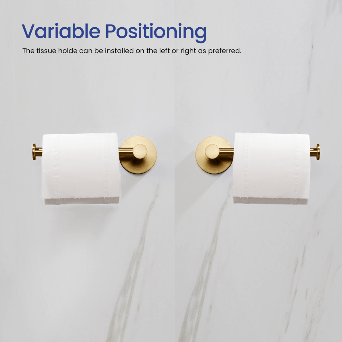 Wall Mount Toilet Paper Holder KBA1402BB