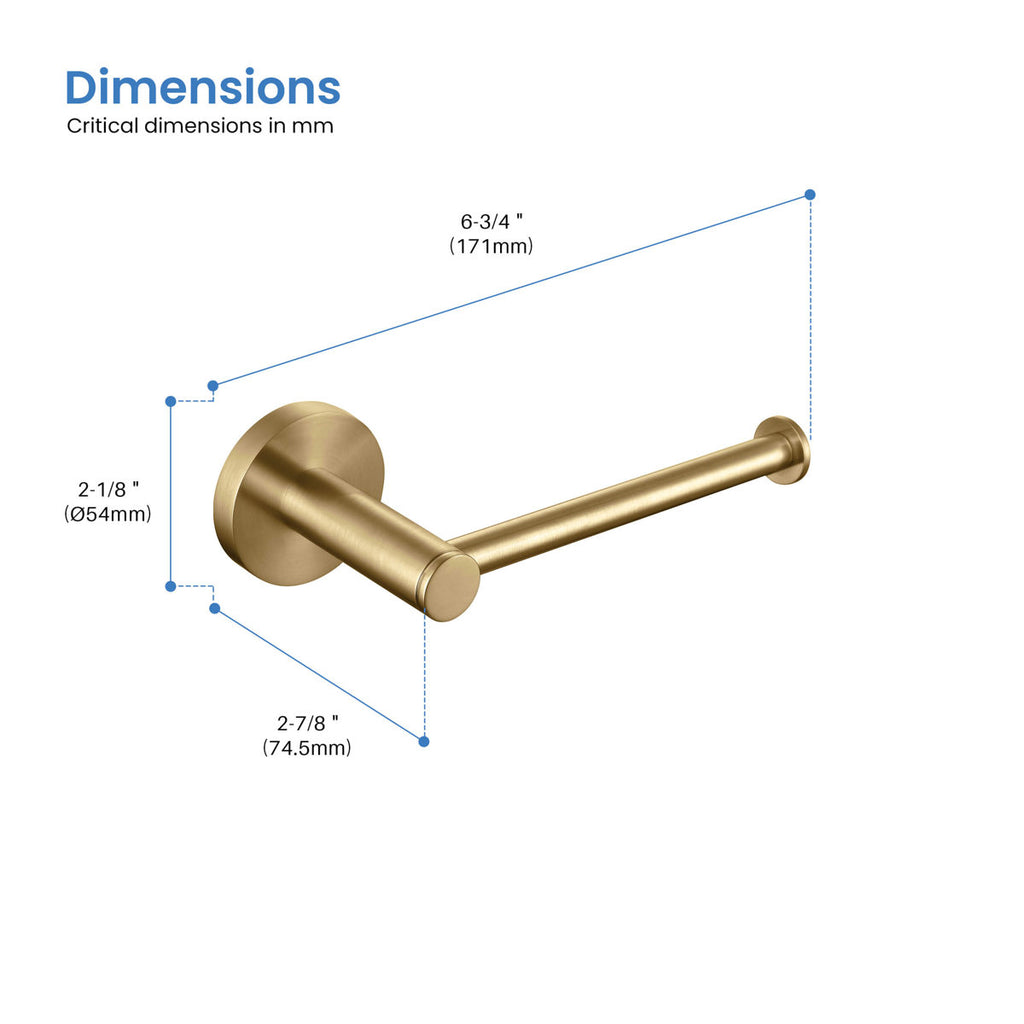 Wall Mount Toilet Paper Holder KBA1402BB