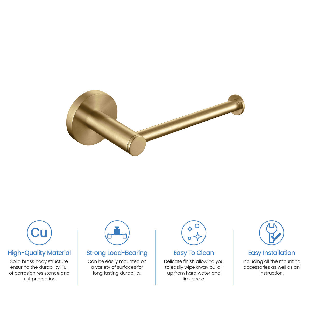 Wall Mount Toilet Paper Holder KBA1402BB