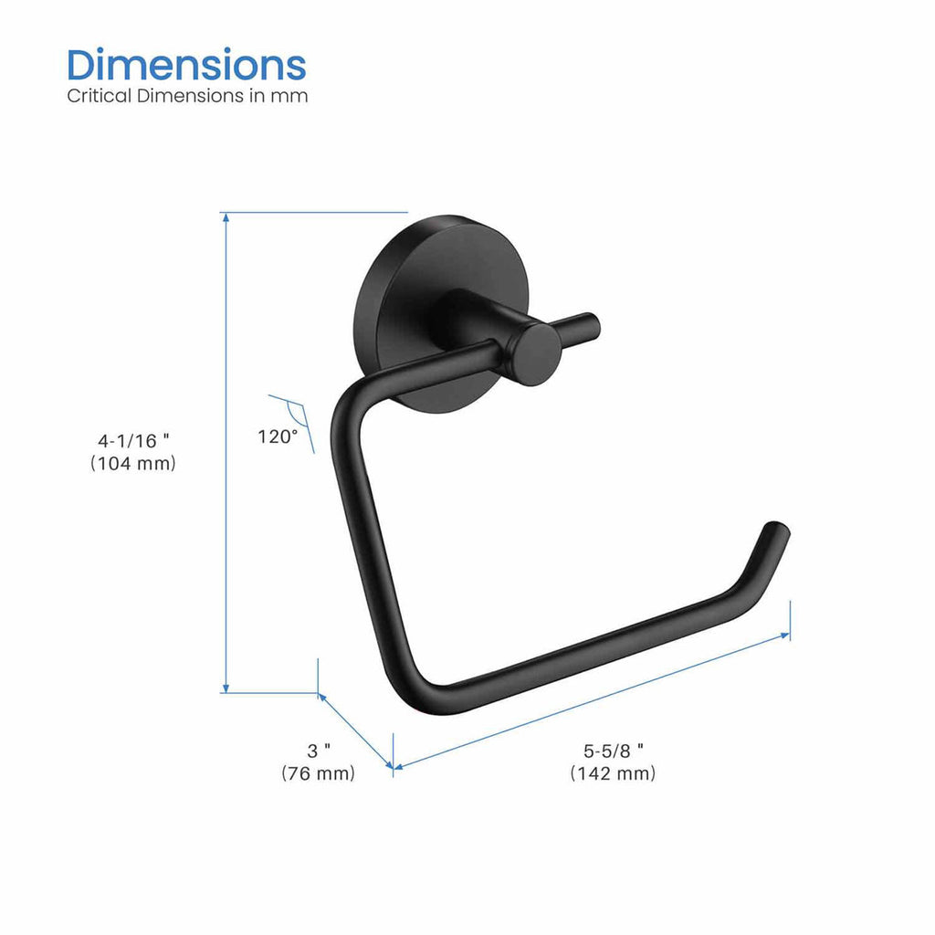 Wall Mount Toilet Paper Holder KBA1405MB