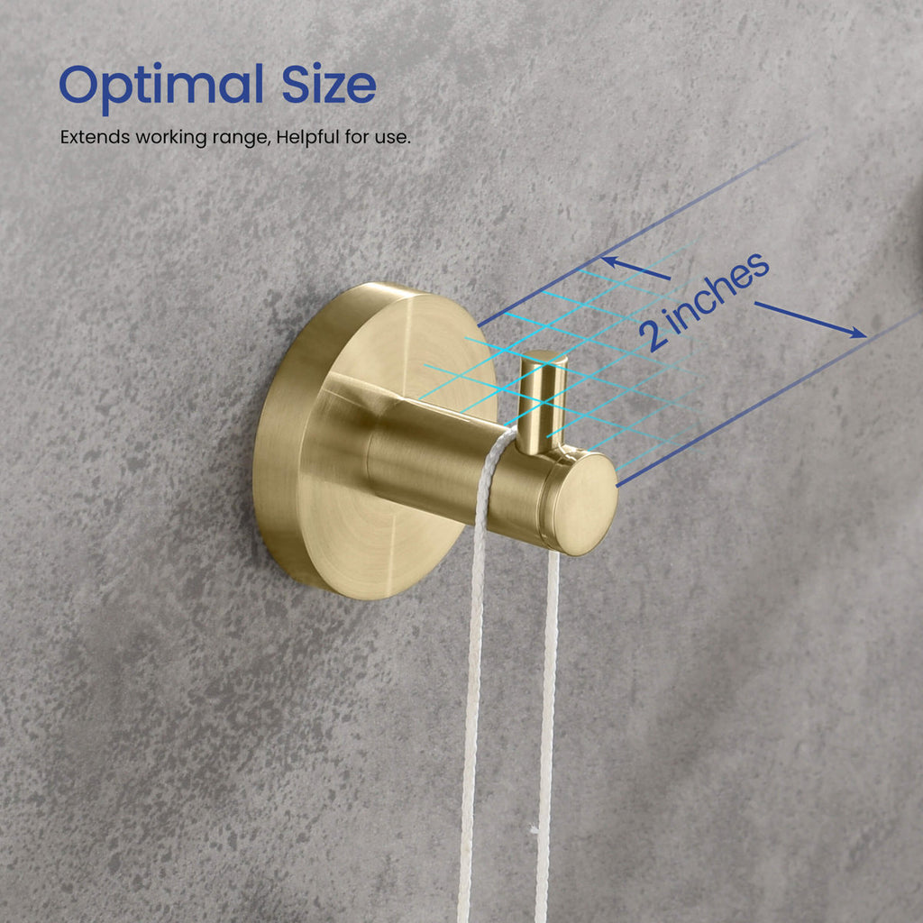 Wall Mounted Robe Hook KBA1401BG-2PC