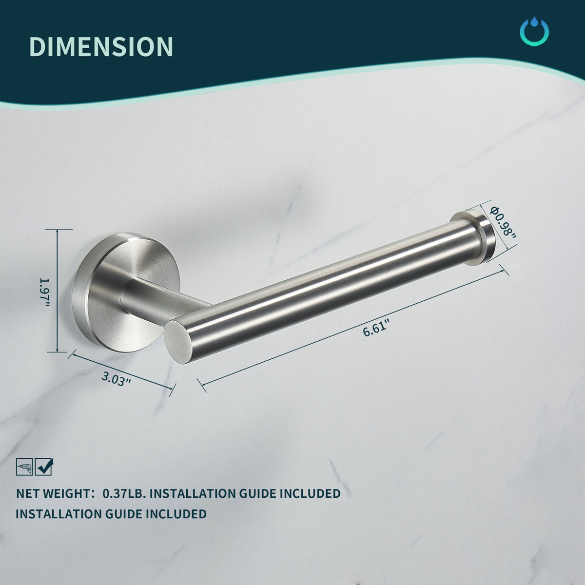 Wall Mounted Toilet Paper Holder WW0221BN