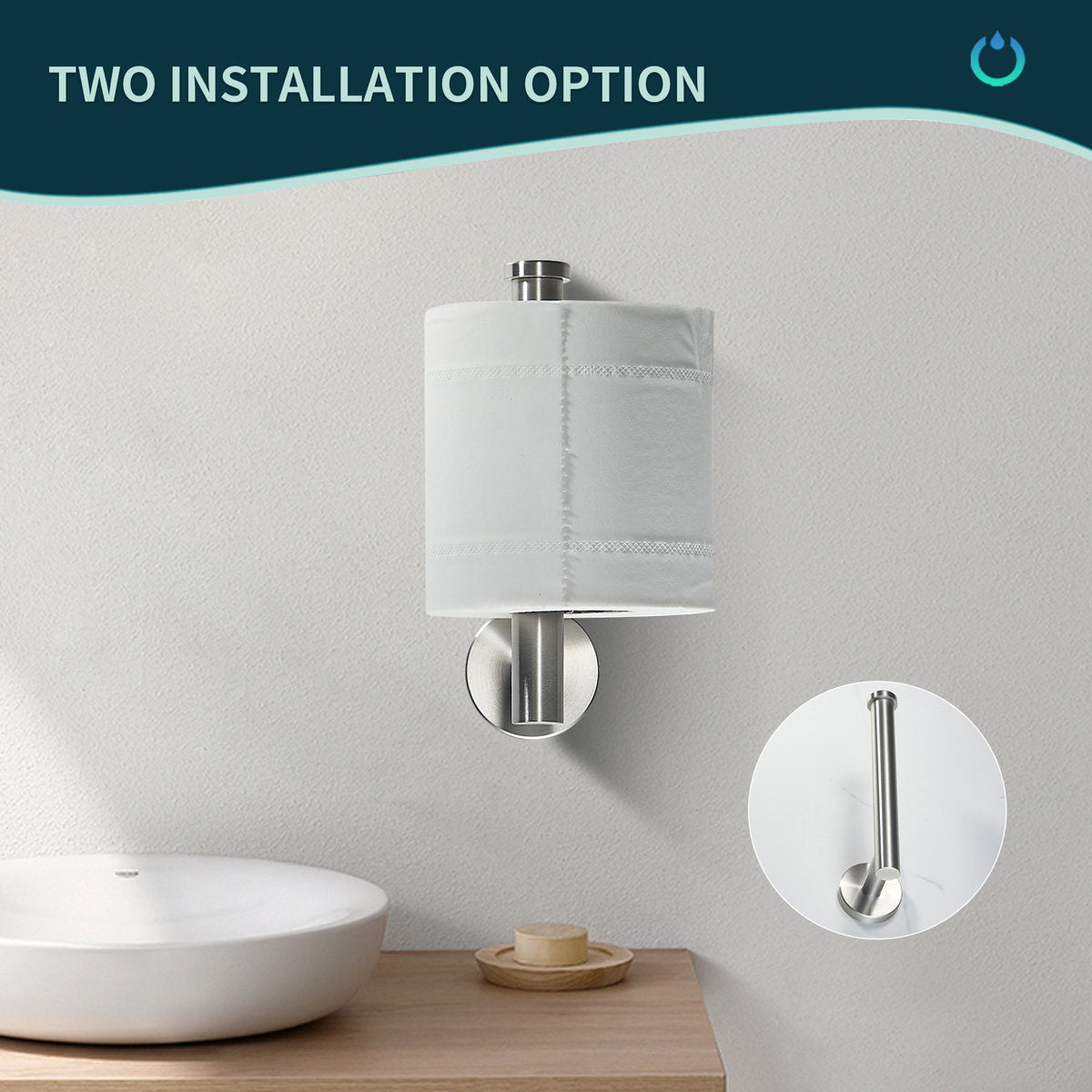 Wall Mounted Toilet Paper Holder WW0221BN