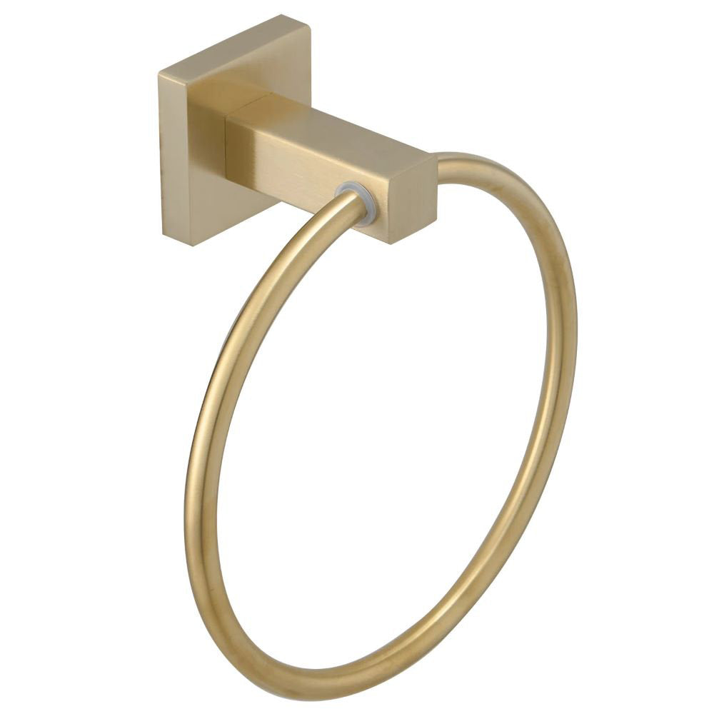 Wall Mounted Towel Ring Bath Round Towel Hanger for Bathroom Toilet Kitchen Stainless Steel in Brushed Nickel 1031-BG