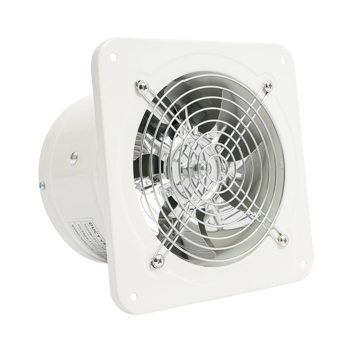 White 6 Inch Exhaust Fan WLS923