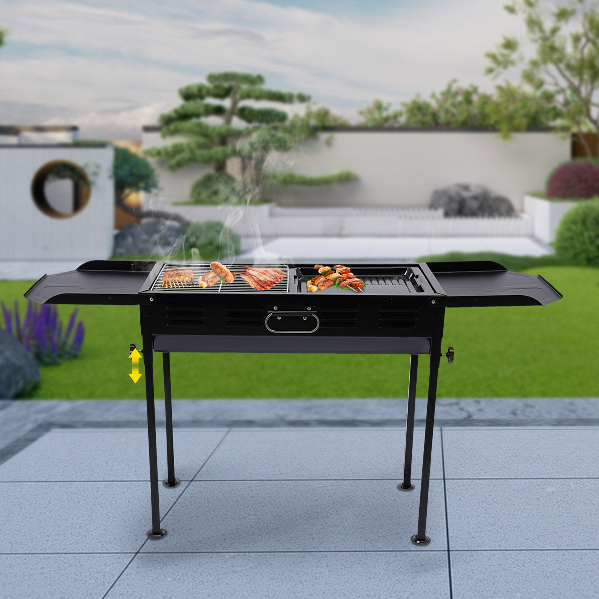 YYBUSHER Portable Charcoal BBQ Grill