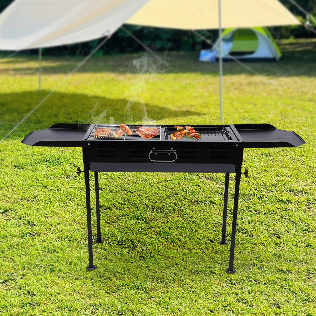 YYBUSHER Portable Charcoal BBQ Grill