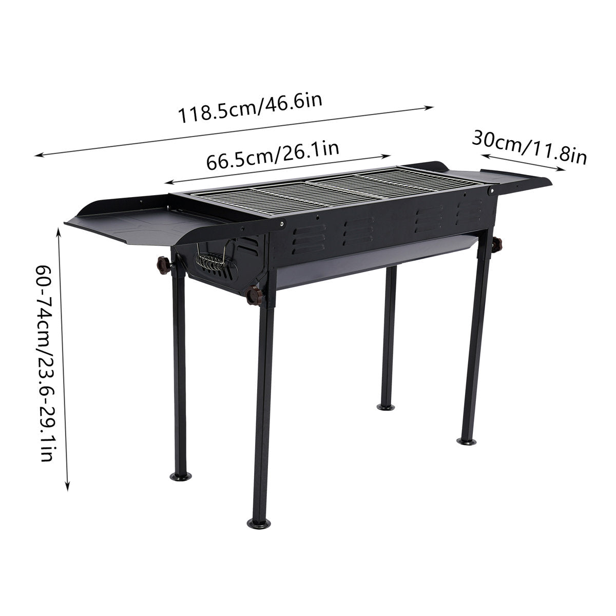 YYBUSHER Portable Charcoal BBQ Grill