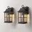 Zanyla 12.5 H Dusk to Dawn Outdoor Wall Lantern (Set of 2)
