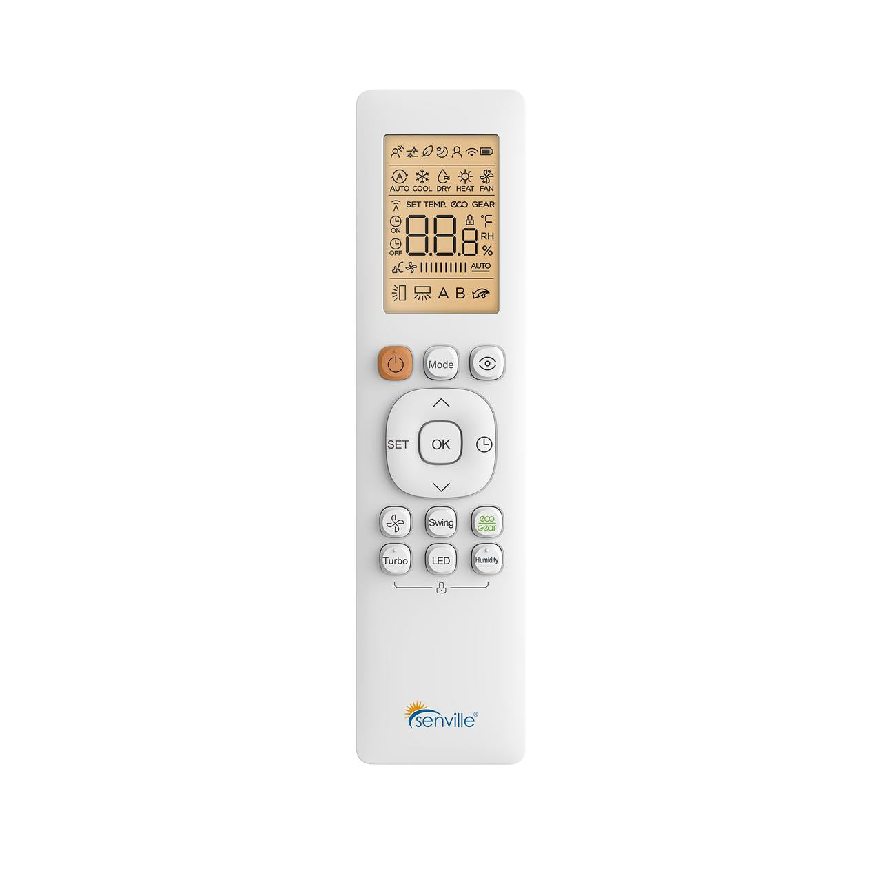 Senville AURA 36,000 BTU (18K + 18K) 23 SEER2 Dual Zone Mini Split Air Conditioner - 230V